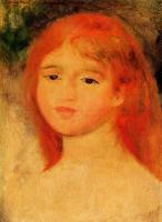 Renoir, Pierre Auguste - Girl with Auburn Hair